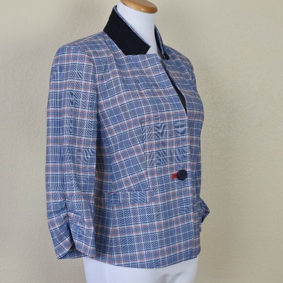 Riley & Rae Taylor Glen Plaid Blazer 6 - Picture 3 of 7